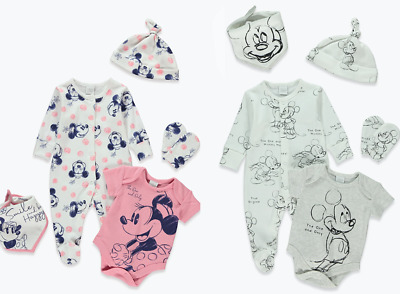 Disney Baby Mickey Mouse Minnie Mouse 5 Piece Starter Set BNWT