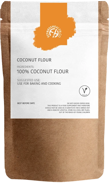 Farina di cocco biologica per cucina e cottura in polvere cruda premium vegana
