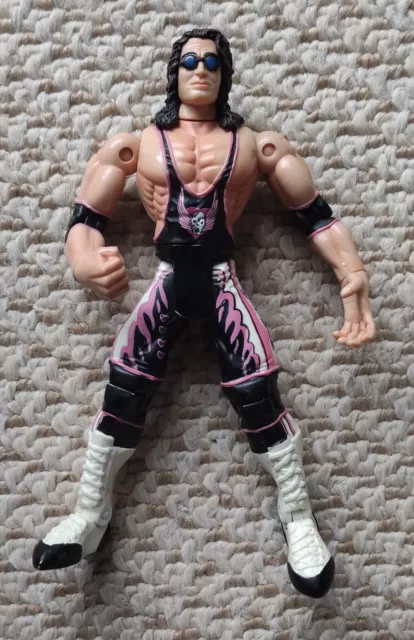 WCW Figur Bret Hart 1999 Toy Biz Wrestling Figure WWE WWF