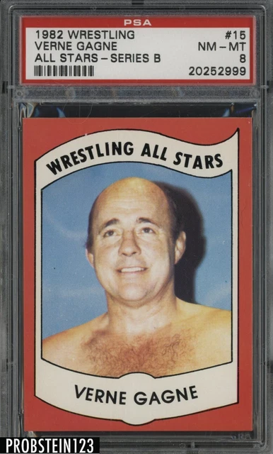 1982 Wrestling All-Stars Series B #15 Verne Gagne PSA 8 NM-MT