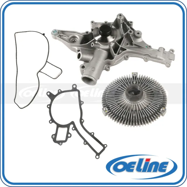 AW9379 Water Pump Fan Clutch Kit For 1998-2008 Mercedes-Benz G500 5.0L V6 SOHC