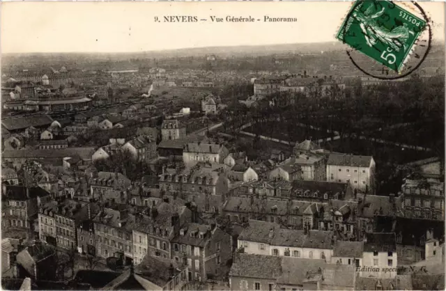 CPA NEVERS Vue générale Panorama Nievre (100457)