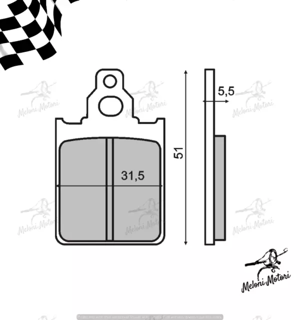 Coppia pastiglie freno anteriori organiche piaggio vespa px 125/150/200 1998 ...