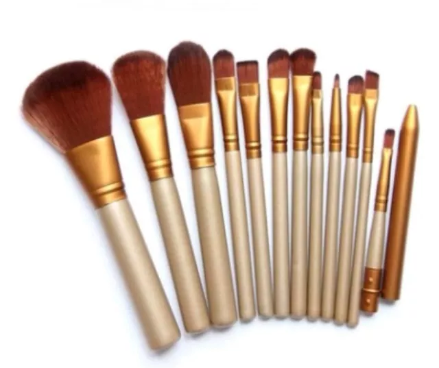 12 makeup brushes