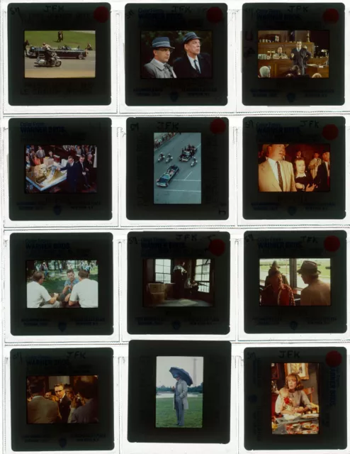 Lot 12 ektas slides originals JFK Oliver Stone Kevin Costner Donald Sutherland
