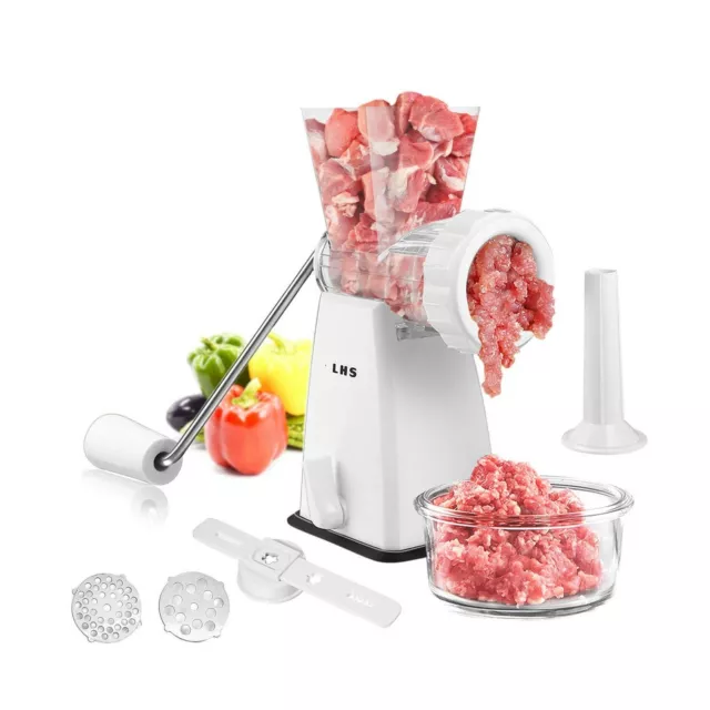 Meat Grinder Manual Chopper Powerful Suction Quality Blade Easy Installation
