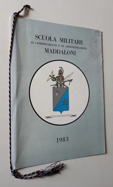 B391 Calendario Scuola Militare Maddaloni 1983 Con Cordoncino