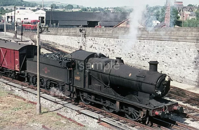 CARMARTHEN RAILWAY STATION, SOUTH WEST WALES. 1962 Loco;  2217 PHOTO 12 x 8