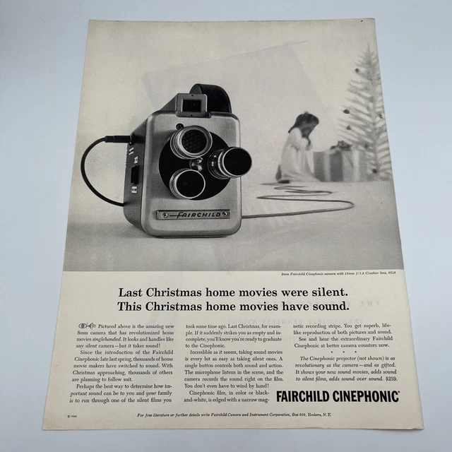 fairchild cinephonic 8mm sound camera