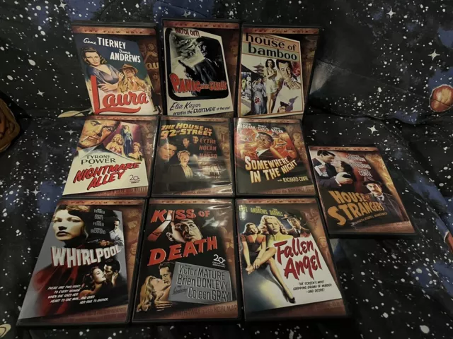 10 Fox Film Noir Collection DVD Lot