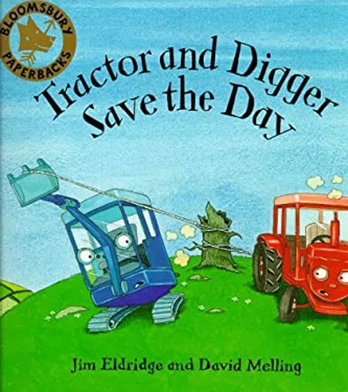 Tracteur Et Digger Save The Jour Livre de Poche Jim Eldridge