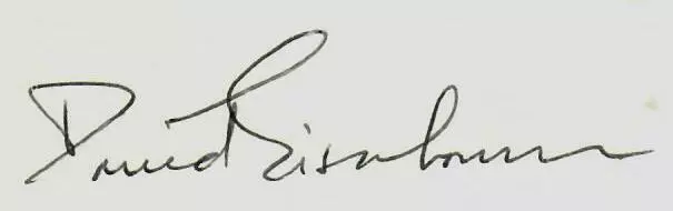 "Public Policy Fellow" David Eisenhower Hand Signed 3X5 Card JG Autographs COA