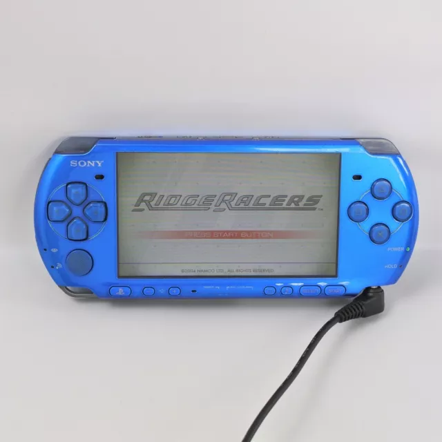 JUNK PSP CONSOLE PSP3000 Vibrant Blue NO Battery Pack PS Portable SONY