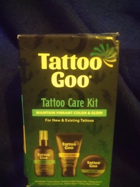 Tattoo Goo TATTOO CARE KIT: Antimicrobial Soap , Lotion & Balm
