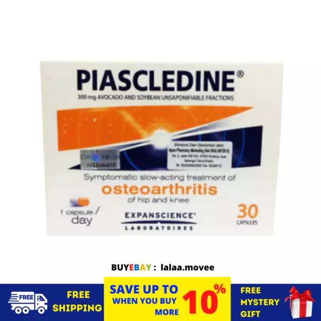 Caja de 2 PIASCLEDINE 300 mg Antirreumático Osteoartritis Dolores...