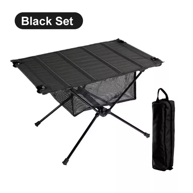 Table pliable de Camping légère, enroulable , portable en alliage en aluminium