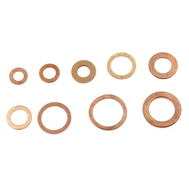 Guarnizione Accessori Auto 200pz/set Sigillo Rame Per Lavatrice Impianto Marino Ecc Opper