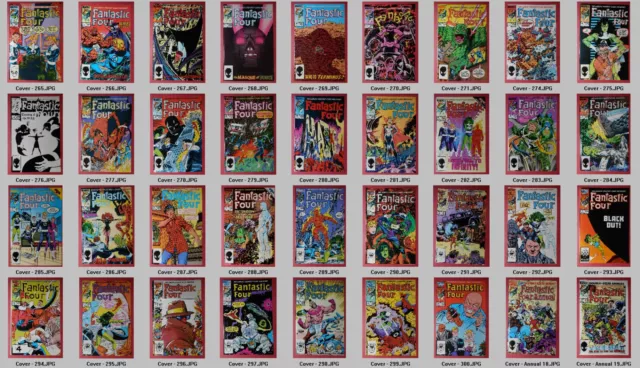 Marvel - Fantastic Four with She-Hulk - 265 to 271, 274 to 300, Annuals 18 & 19