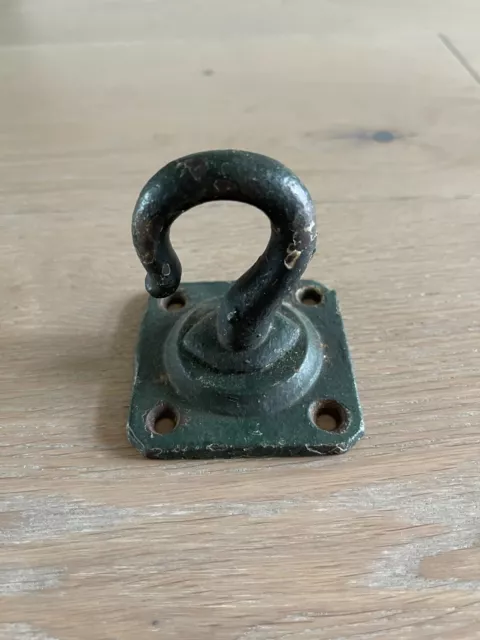 Vintage Cast Iron Ceiling Plant Porch Hook