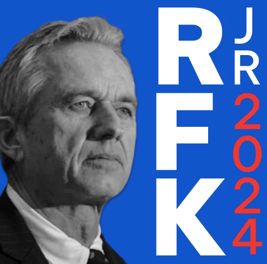 ROBERT F. KENNEDY Jr President 2024 Sticker Political Waterproof 3.5" x