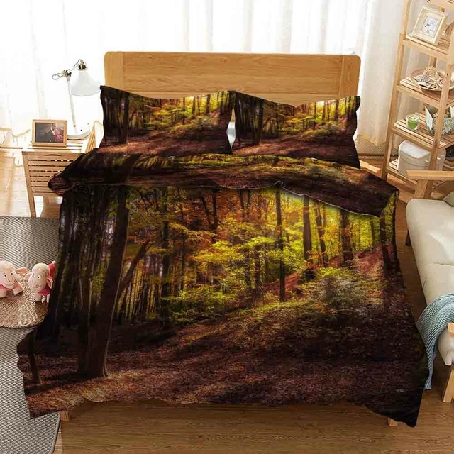 SOIL YELLOW SLOPE 3D Printing Duvet Quilt Doona Covers Pillow Case