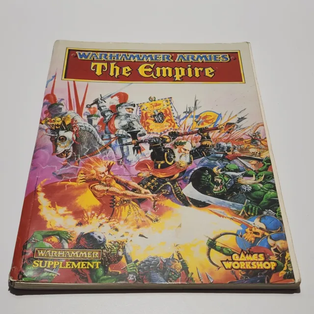 Warhammer Fantasy Battle (WFB) - The Empire 1996 Soft Cover Battletome VGC