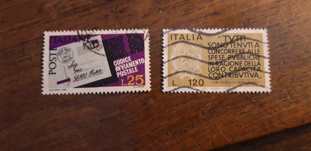 Timbres Italie stamps Italy 1953/1955/1956/1957/1958/1959/1960/1961/1963/1966 5