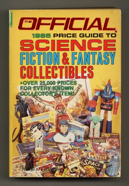Official Price Guide to Science Fiction & Fantasy Collectibles #1 FN- 5.5 1985