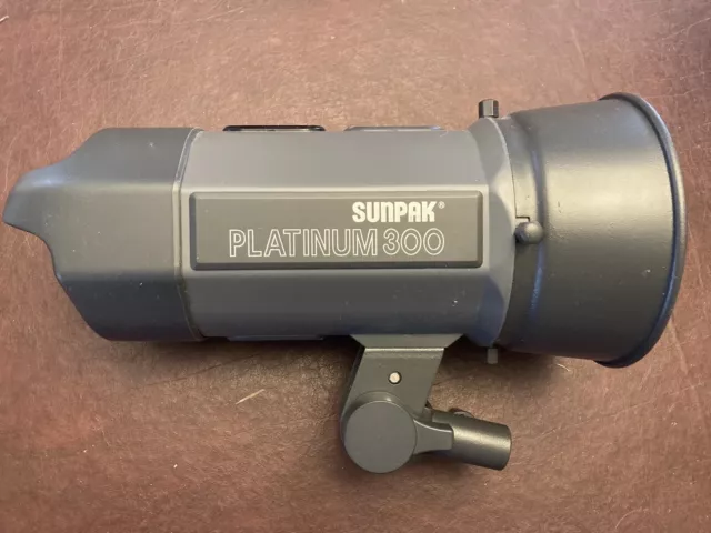 Sunpak Platinum 300 Studio Monolight Strobe Flash Light, 300W For Repair