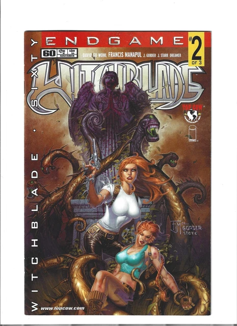 Witchblade #60 Image Comics Top Cow 2002 Cover A Rare Tomb Raider Crossover
