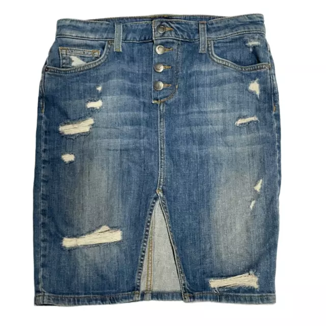 Joes Jeans Distressed Jesenia Denim Skirt 3