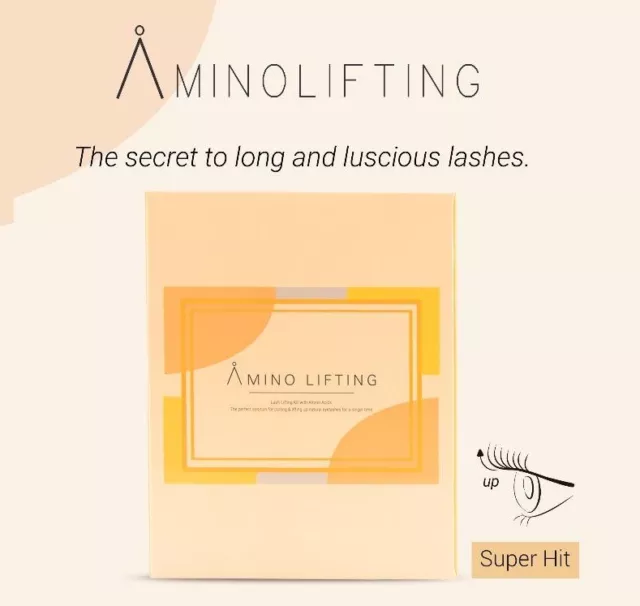 Amino Lash Lifting Kit Lash Permanente Para Rizado Y Lifting Up Natural Pestañas