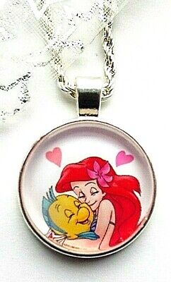 Ariel LITTLE MERMAID ARIEL PRINCESS NECKLACE STRONG 16 INCH 2 TO 4 Y GIFT BOX BIRTHDAY 