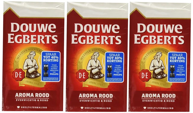 Douwe Egberts Douwe Egberts Aroma Rod Ground Coffee 8.8000-Ounce Packages Pack