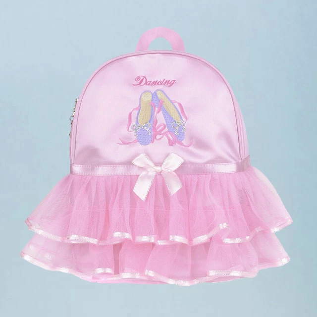 Toddler Girls Backpack Ballet Dance Bag Tutu Pink Dress Dance Bag (Dance Shoes)