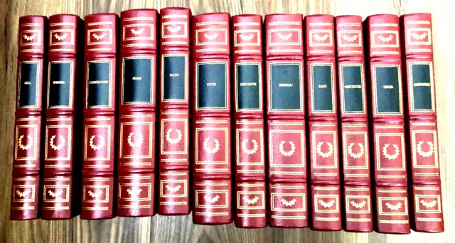 The Great Philosophers (12-Volume, Leather Bound, Easton Press Complete Set)