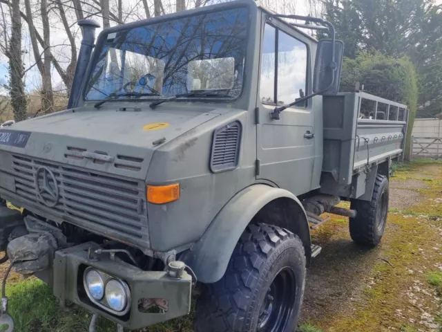 Brand new Michelin X Force ZL 335/80R20 (XZL) tyres on Atkinson Vos Unimog rims