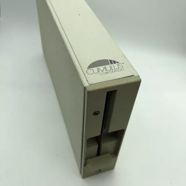 Cumulus External 5.25" 1.2MB / 360K Floppy Drive 123502 Rare Vintage Collectible