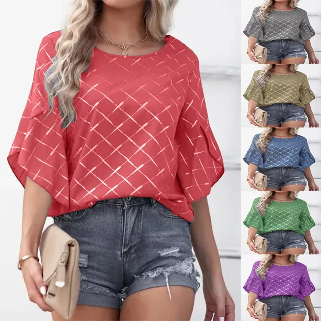 New Style Woman Girls Printing spring summer T-shirt Loose Fashion Casual Tops