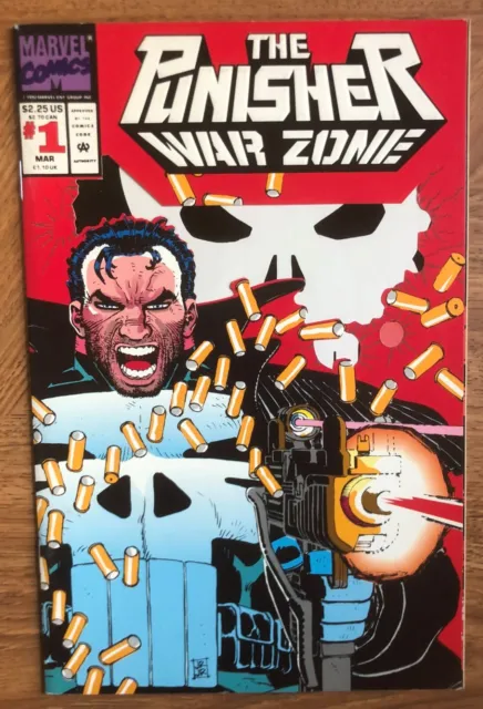 THE PUNISHER WAR ZONE Marvel Comics #1 March 1992