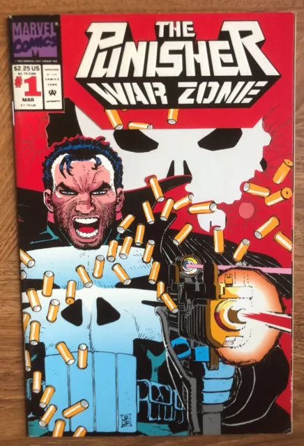 THE PUNISHER WAR ZONE Marvel Comics #1 March 1992