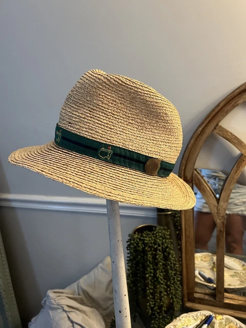 2022 Masters Golf STRAW Hat Size L/XL!  Flag Augusta National