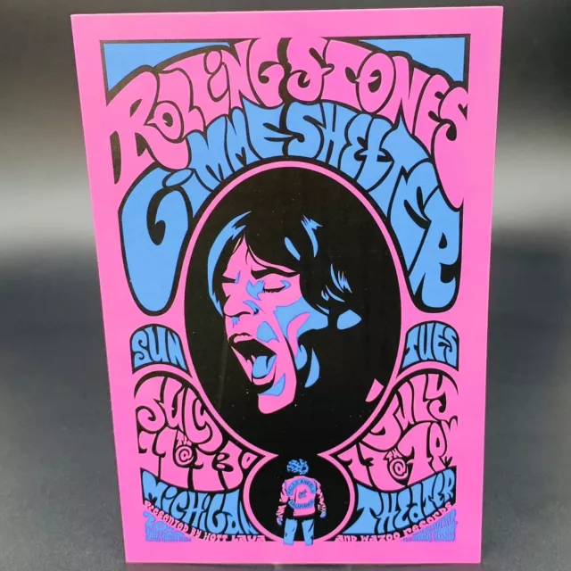 Rolling Stones Gimme Shelter Michigan Theater 2010 4 x 6 Poster Trading Card