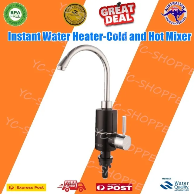 Instant Electric Hot Water Heater System Under Sink Tap Kitchen AU Plug