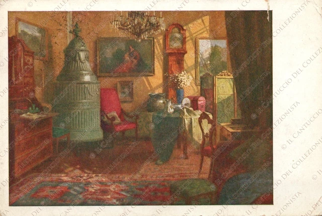 1937 Sonniges Heim K. M. Schuster Arte Cartolina