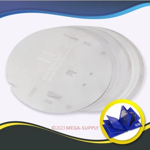 10Pcs Pochoirs de Reballage BGA pour iPhone11 12 13 Pro Réparation d'écran LCD