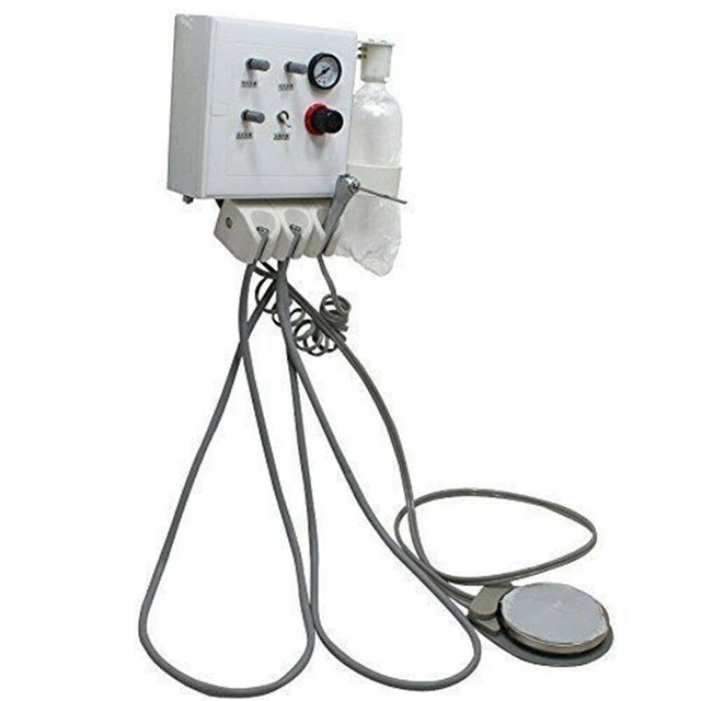 4 Hole Dental Portable Delivery Turbine Unit Wall Mounted With Foot Switch