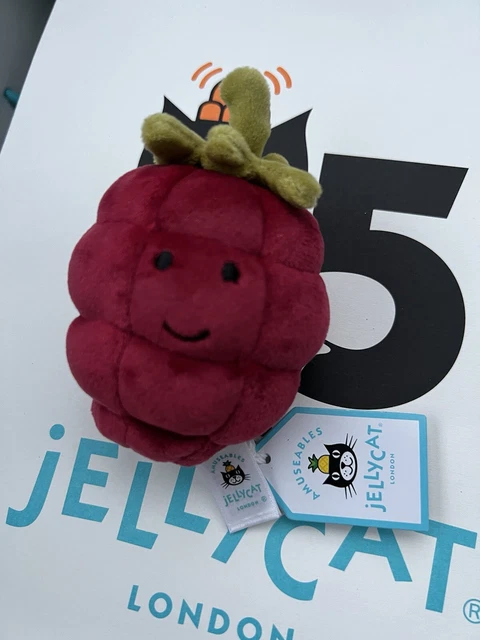 JELLYCAT RASPBERRY. FABULOUS fruit raspberry BNWT. £18.00 - PicClick UK