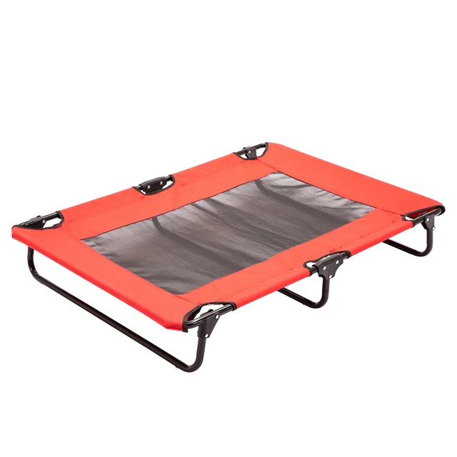 Elevated Pet Bed Dog Cat Cot Portable Raised Cooling Camping Pet Cozy Lounger