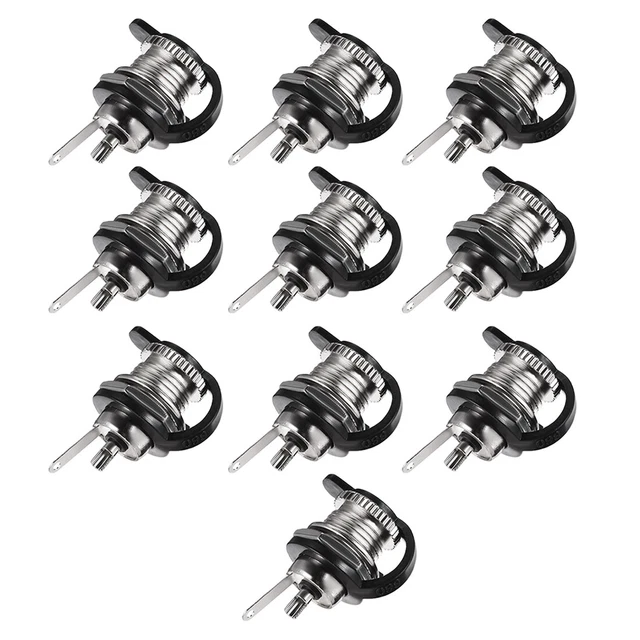 5.5x2.1mm Jack alimentazione Presa Connettore femmina pannello parapolvere 10pz